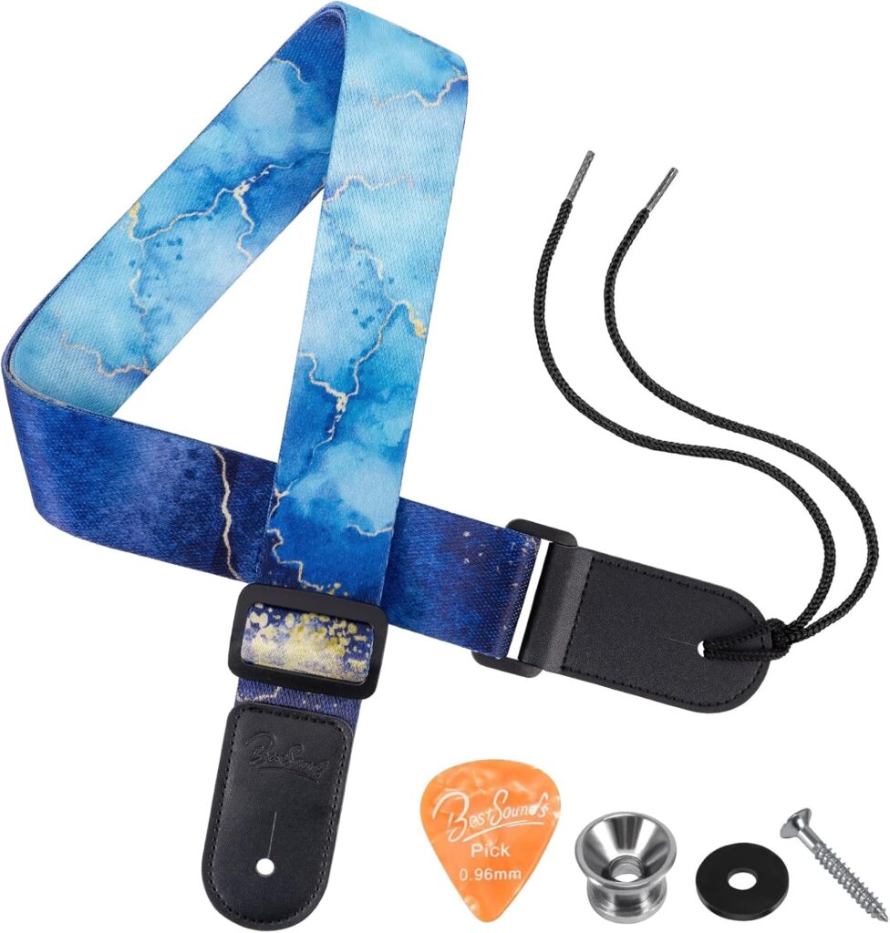 Wide Leather Ukulele Strap