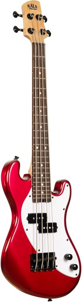 Solid Body Red U•BASS (4-String, Fretted)